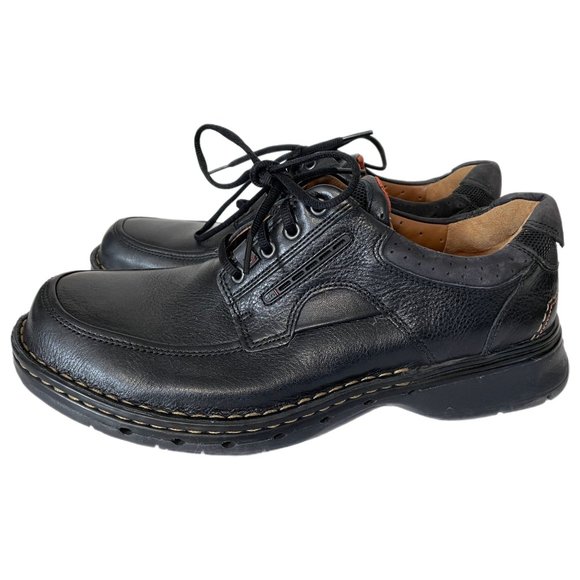 Clarks Unstructured Men\'s Black Un.Bend Casual Oxford Size 10M main image 4